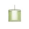Besa Lighting Pahu 12 Stem Pendant, Trans. Olive/Opal, Satin Nickel Finish, 1x11W LED 1TT-L18407-LED-SN - alternate 1